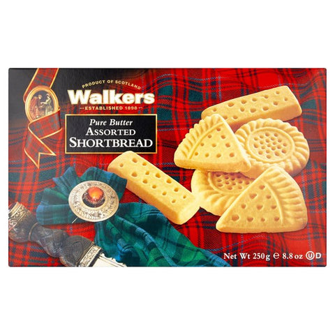 Walkers Pure Butter Shortbread Assortment (250g)