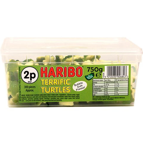 Haribo Terrific Turtles Tub (750g)