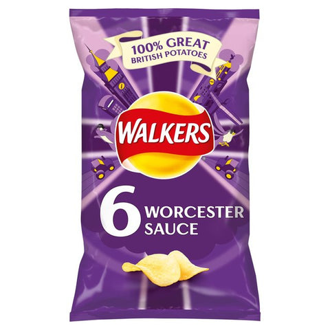 Walkers Crisps - Worcester Sauce 