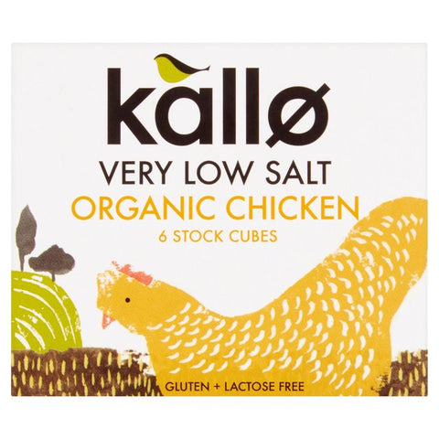 Kallo Very Low Salt Organic Chicken Stock Cubes