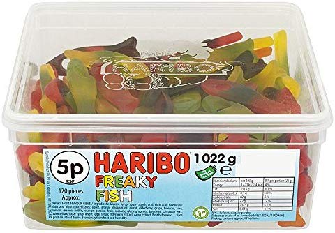 Haribo Freaky Fish Tub (1kg)