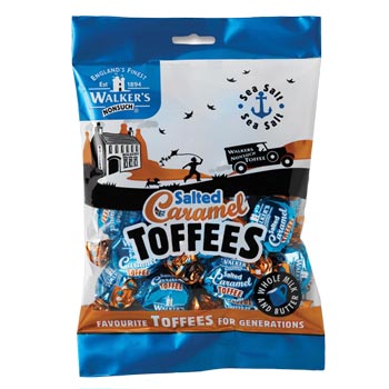 Walker's Nonsuch Salted Caramel Toffee Bag (150g)