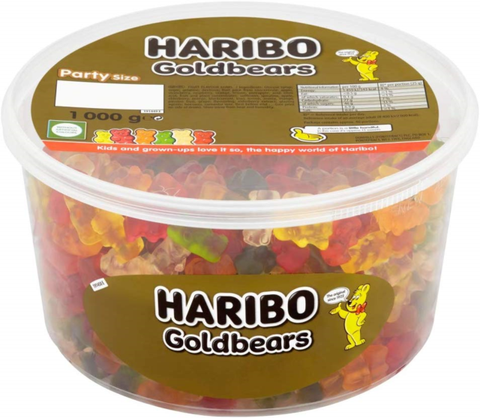 Haribo Gold Bears Tub (1kg)