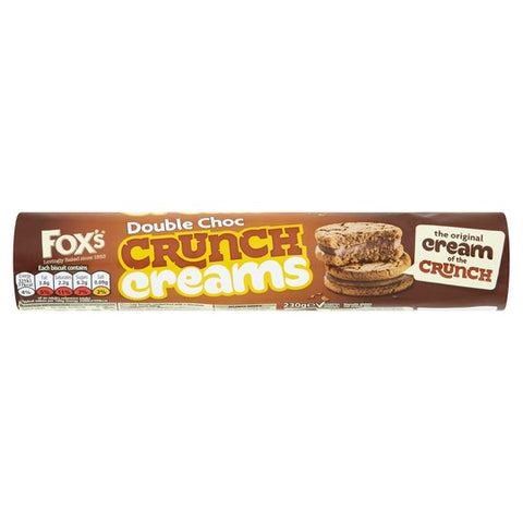 Fox's Crunch Creams- Double Chocolate (230g)