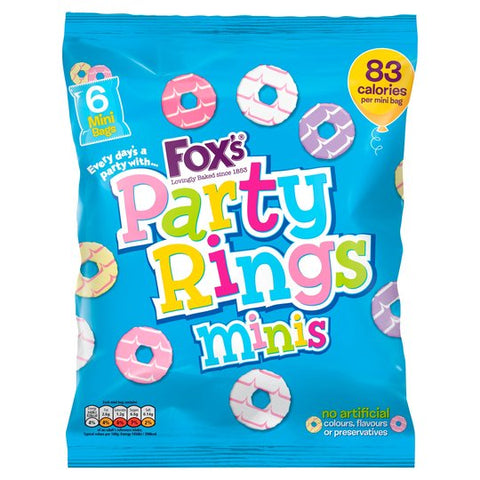 Fox's Mini Party Rings (6 x 21g)