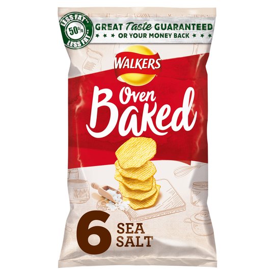 Walkers Baked Crisps - Sea Salt