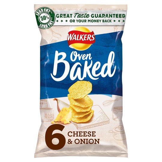 Walkers Baked Crisps - Cheese & Onion