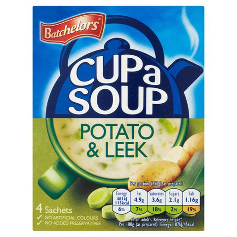 Cup A Soup Creamy Leek & Potato (4 Sachets - 107g)