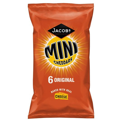 Jacob's Mini Cheddars- Original (6 x 25g)