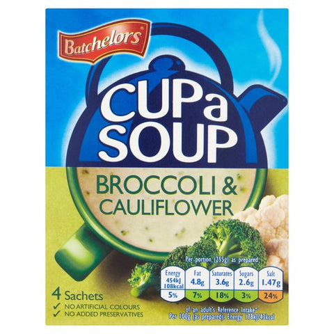 Cup A Soup Creamy Broccoli & Cauliflower (4 Sachets - 101g)