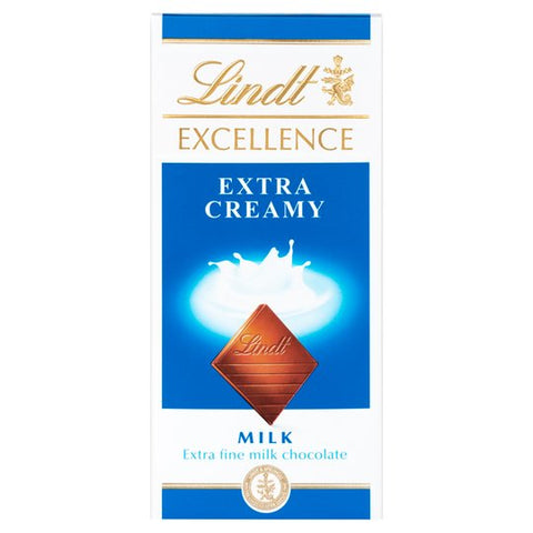 Lindt Excellence Milk Chocolate- Extra Creamy 