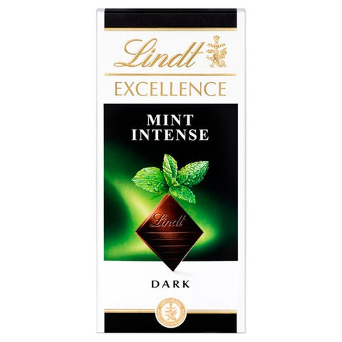 Lindt Excellence Dark Chocolate- Mint Intense 