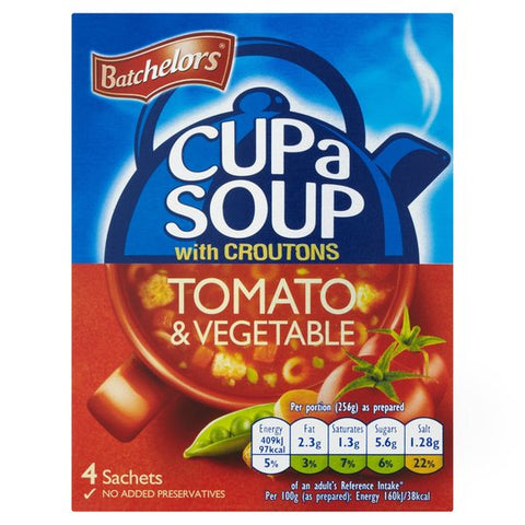 Cup A Soup Tomato & Vegetable (4 Sachets - 104g)