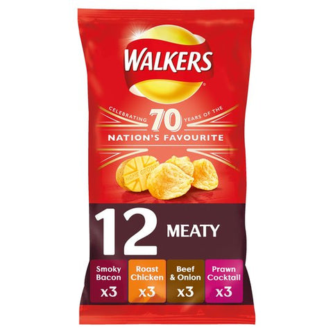 Walkers Crisps - Meaty Variety