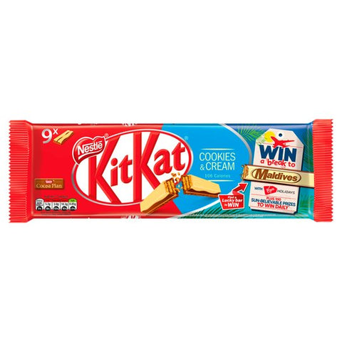 Kit Kat 2 Finger Chocolate Bars Multipack- Cookies & Cream 